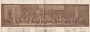 La processione dei cavalieri del Nobilissimo Ordine della Giarrettiera da Richard Cooper the Younger